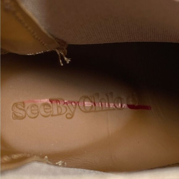 See by Chloe Mallory Leather Chelsea Boots size 38 - Picture 9 of 12